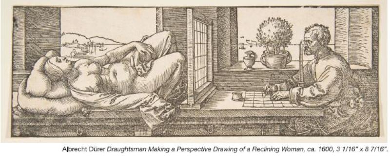 woman reclining while being sketched