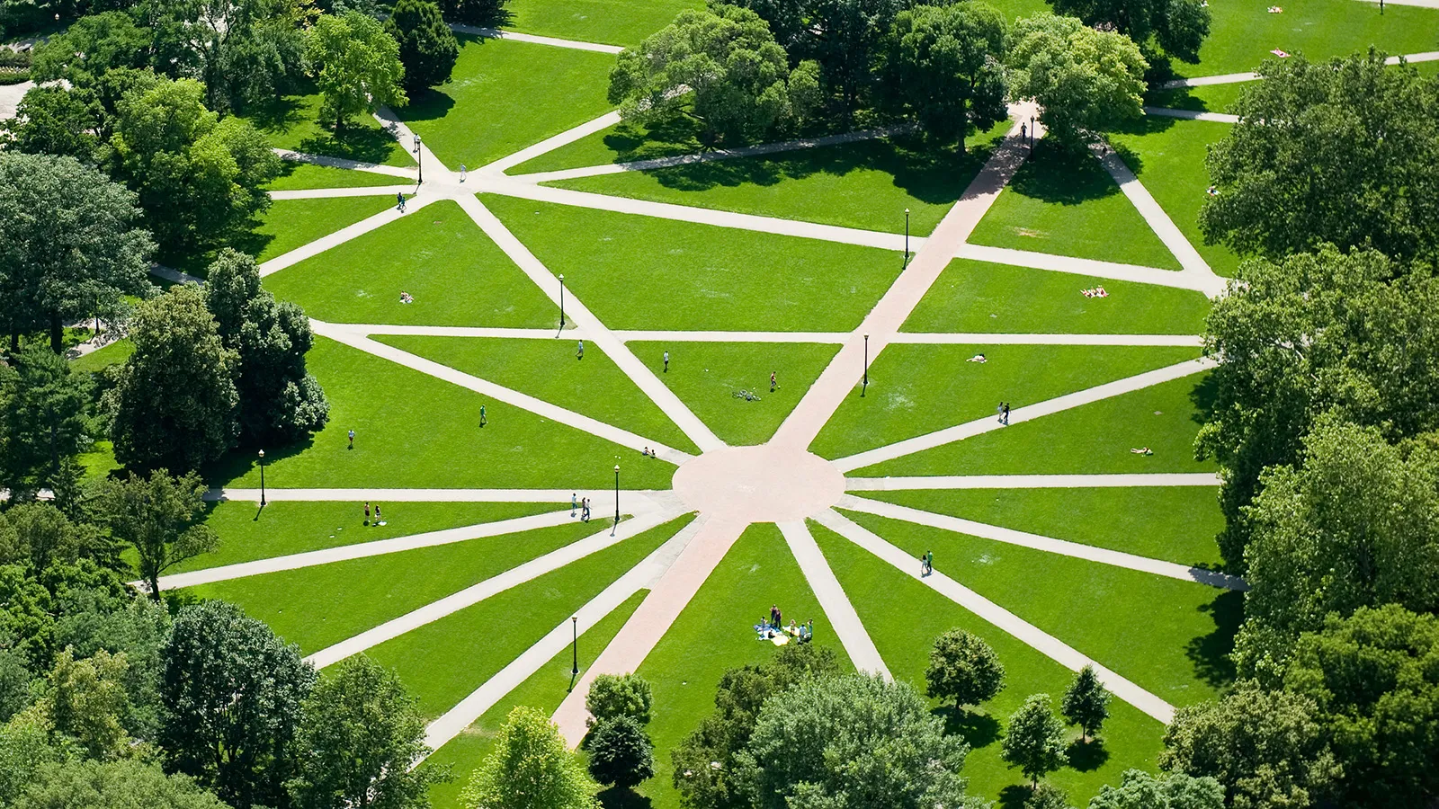 Aerial image of the Oval