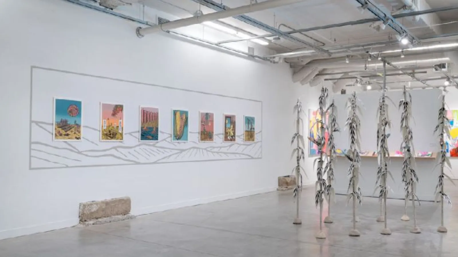 Printmaking installation
