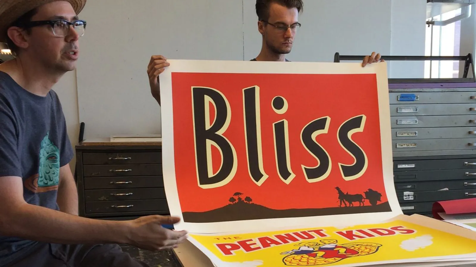 Artist Mark Hosford visits the studio