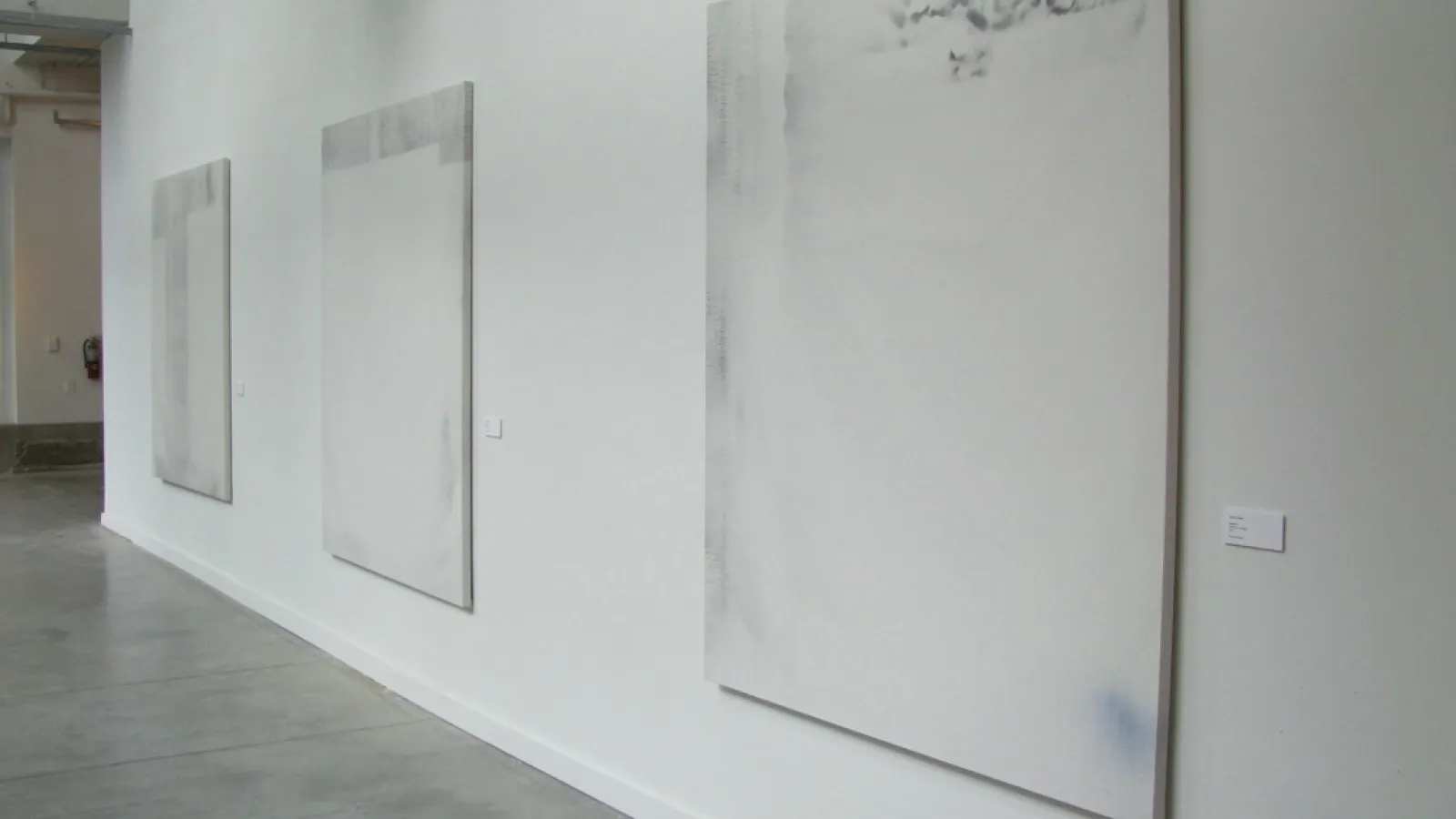 Installation view of Inside 3, Inside 2, Inside 1, 2012