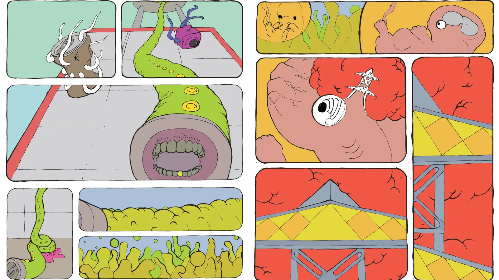 Brad Noble, detail of Toxic Animal series