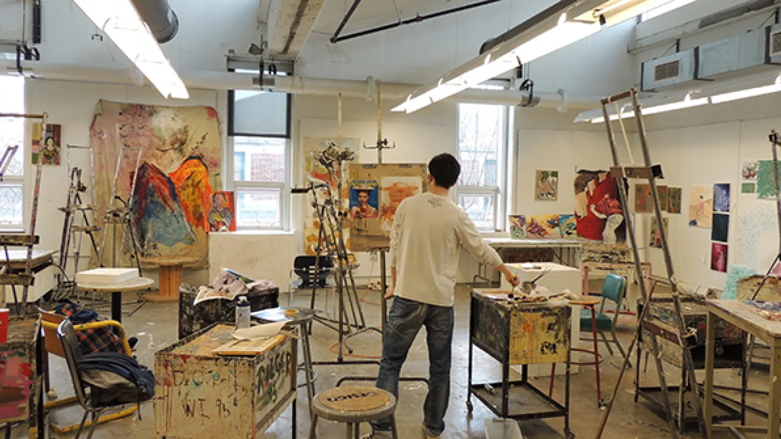 Painting studio and classroom