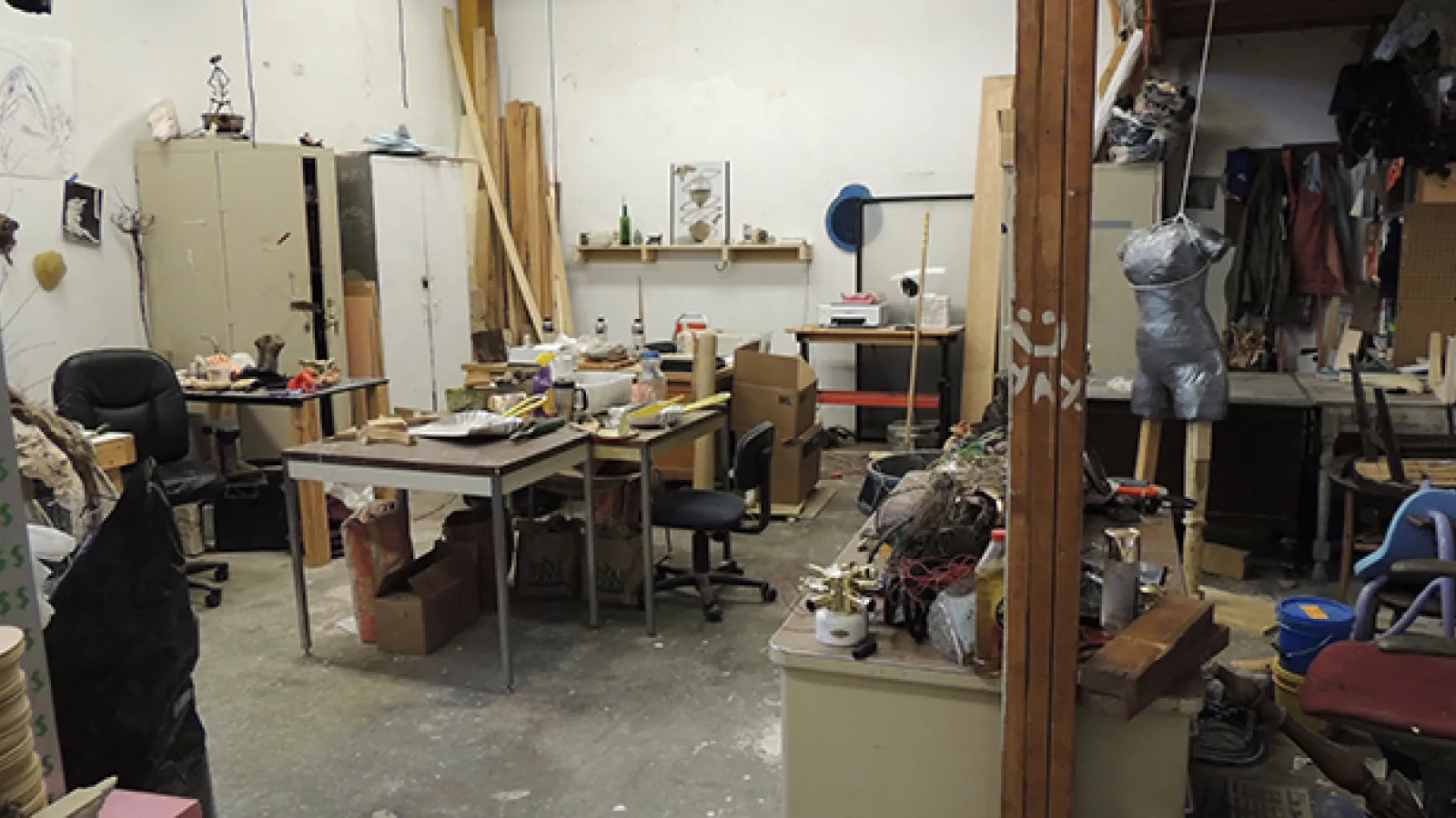 Undergraduate student work area
