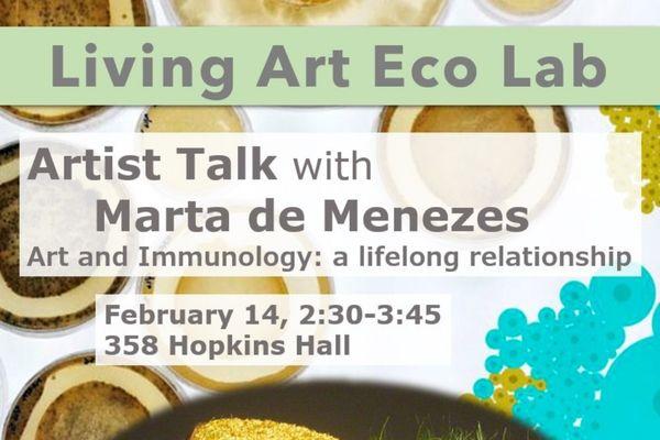 Living Art Eco lab artist talk with marta de menezes