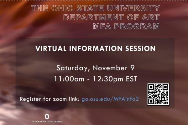 November MFA Program Virtual Info Session