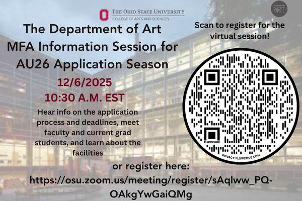 MFA info session flyer