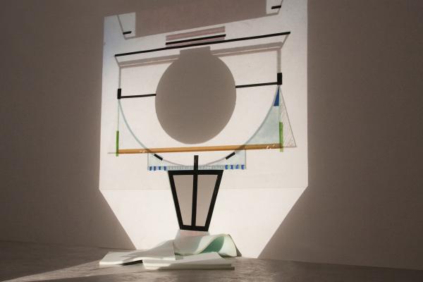 I am the Walrus, 2013, drawing projection, foam, tape-Amba Sayal-Bennett I am the Walrus, 2013, drawing projection, foam, tape-Amba Sayal-Bennett
