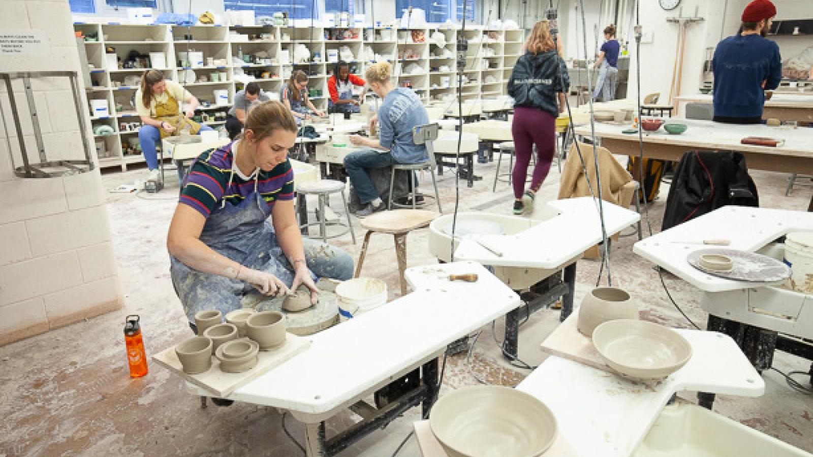 ceramics classroom