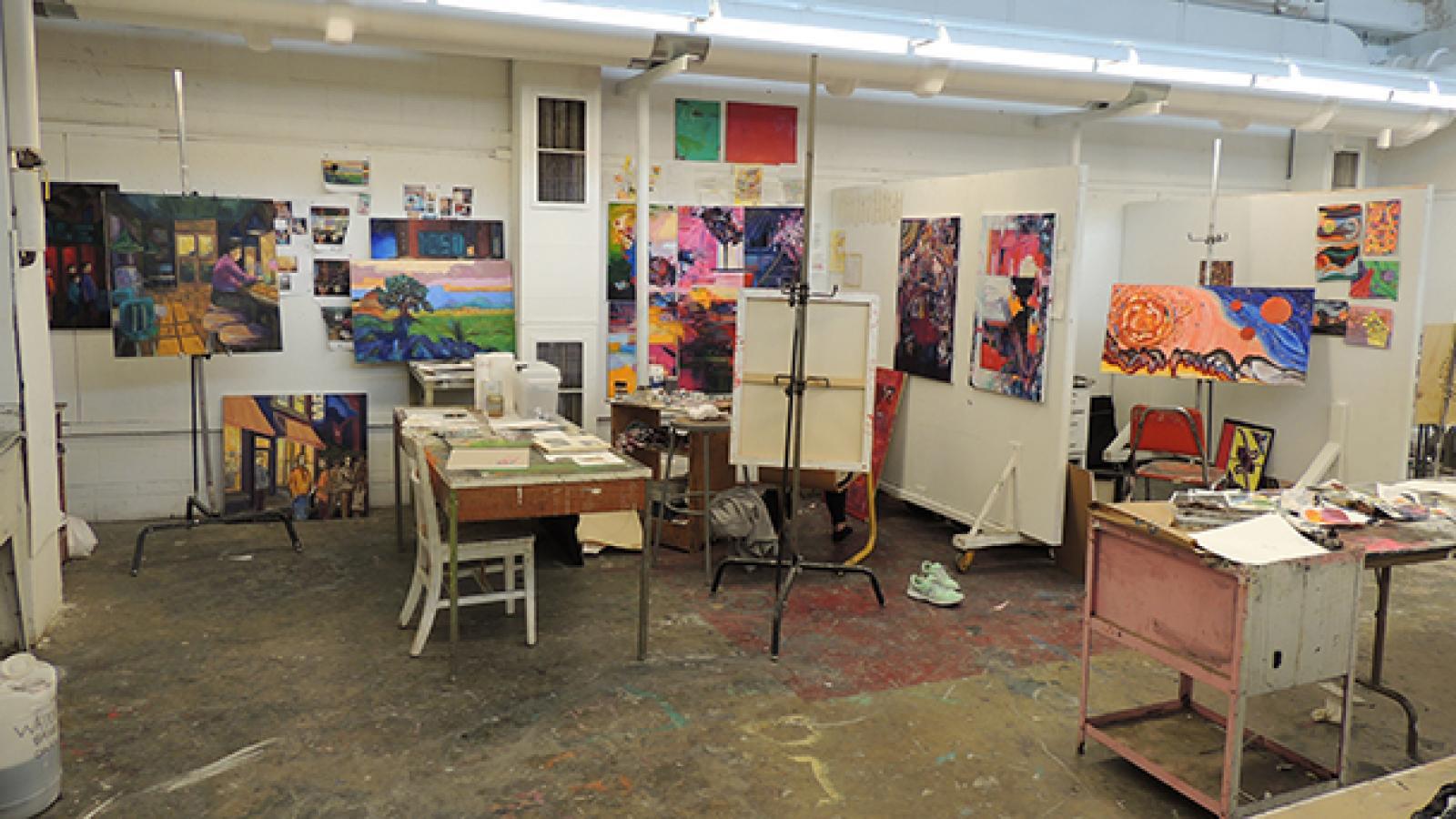 Painting studios