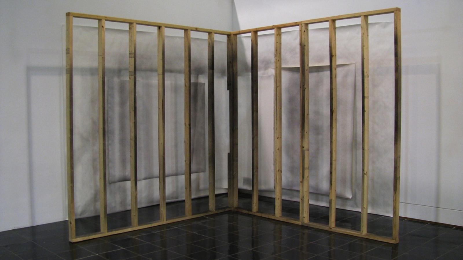 Corner Set-Up (Wall Displacement), 2009